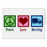 Mover Peace Love Moving Company Camion