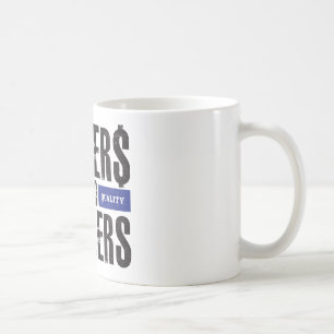 Movers en Shakers - Blauw Koffiemok
