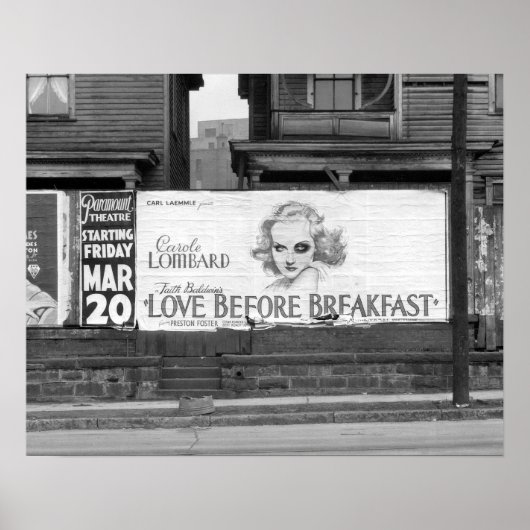 Movie Billboard, 1936. foto Poster (Voorkant)