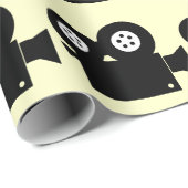 MOVIE CAMERA MOTIF CADEAUPAPIER (Rol Hoek)