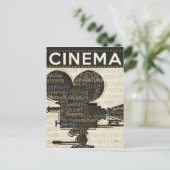 Movie Camera Reel Briefkaart (Staand voorkant)