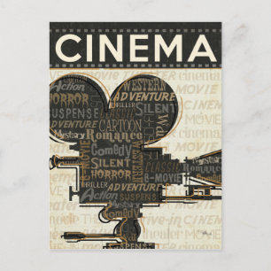 Movie Camera Reel Briefkaart