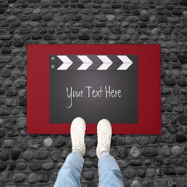 Movie Chalkboard Clapperboard Deurmat