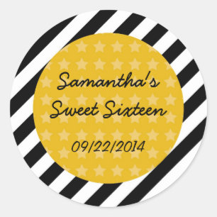 Movie Clapboard Favor Sticker