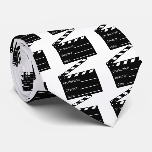 Movie-clapper Stropdas (Opgerold)