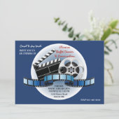 Movie Classics-uitnodiging Kaart (Staand voorkant)