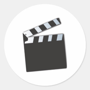 Movie-klembord Ronde Sticker