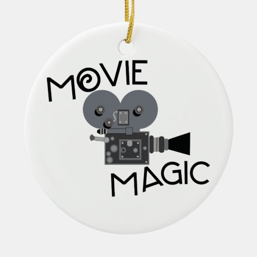 Movie Magic Keramisch Ornament (Voorkant)