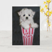 Movie Night Greeting Kaart (Gele Bloem)