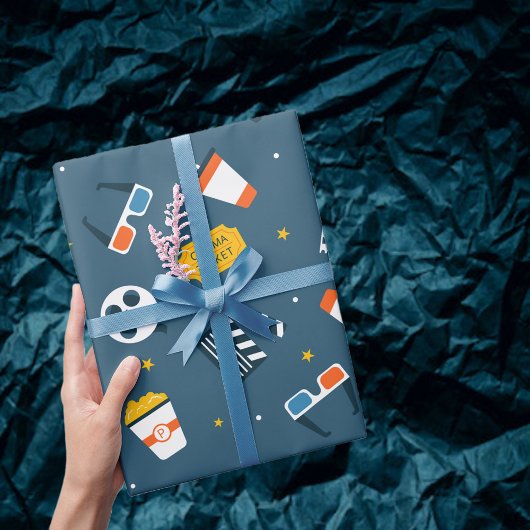 Movie Night Iconic Gift Cadeaupapier