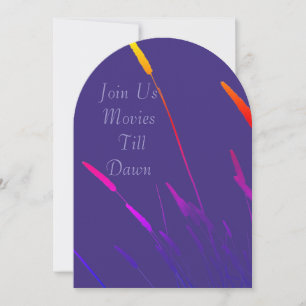 Movie Night Invitation Kaart