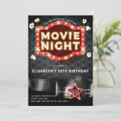 Movie Night Luxe achtertuin Kaart (Staand voorkant)
