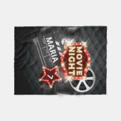 Movie Night Luxury gepersonaliseerd Fleece Deken (Voorkant (Horizontaal))