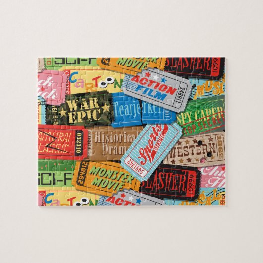 Movie Night Multi-Ticket Puzzle Legpuzzel (Horizontaal)