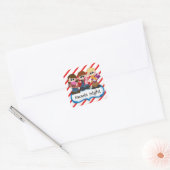 Movie Night Popcorn Stripes Kind Planner Sticker (Envelop)
