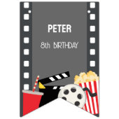 MOVIE party bunting banner (Eerste vlag)