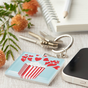Movie Popcorn Sleutelhanger