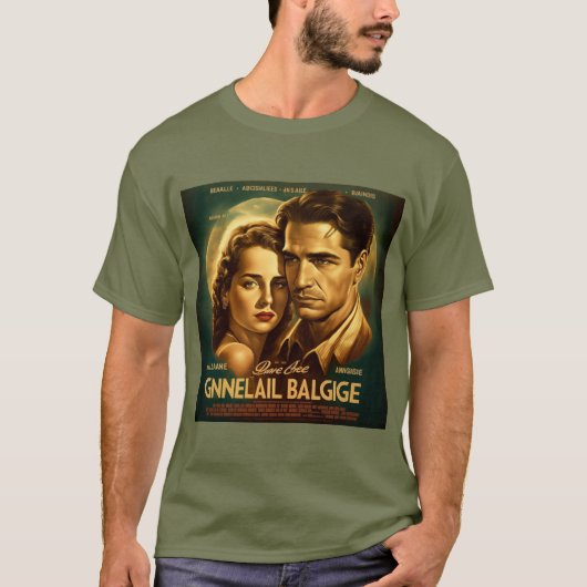 Movie Poster 1940s  T-shirt (Voorkant)