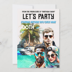 Movie poster spy thriller volwassen verjaardagseve kaart