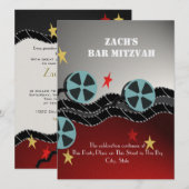 Movie Premiere Bar Mitzvah Kaart (Voorkant / Achterkant)
