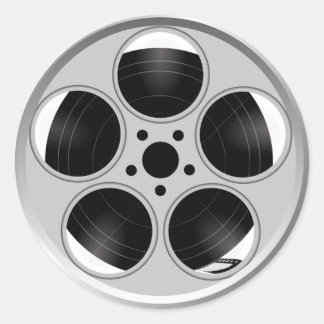 Movie Reel Ronde Sticker
