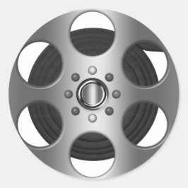 Movie Reel Ronde Sticker