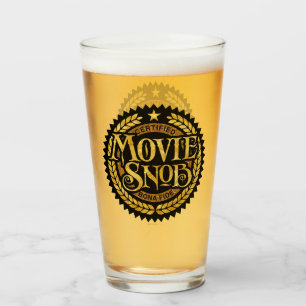 Movie Snob - grappige film liefhebber Glas