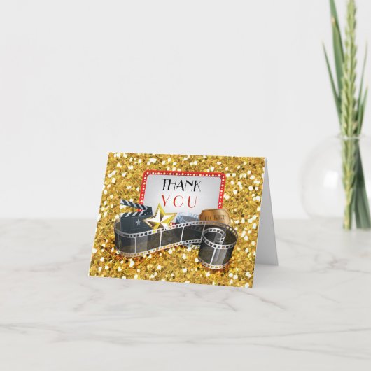 MOVIE STAR BROADWAY-bedankkaart Kaart (Voorkant)