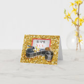 MOVIE STAR BROADWAY Carte de remerciements (Fleur jaune)