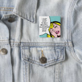 Movie Star Pop Art Button (In situ)