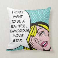 Movie Star Pop Art Sierkussen
