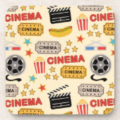 Movie Theater leuk patroon Bier Onderzetter (Voorkant)
