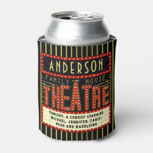Movie Theater Marquee Aangepaste filmnaam Blikjeskoeler