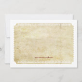 Movie Ticket Kaart (Achterkant)