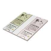 Movie Ticket Tegeltje (Zijkant)