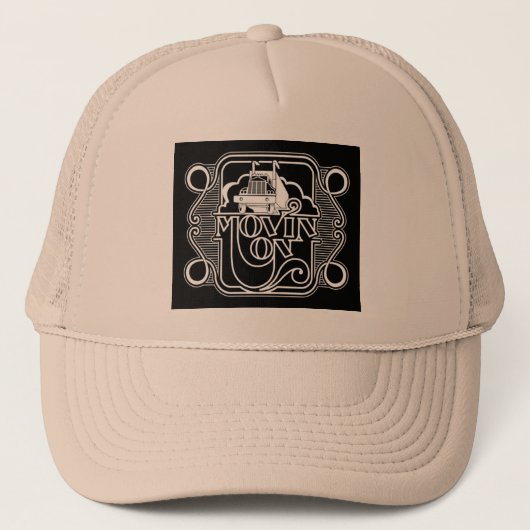 Movin' on Logo Trucker Pet (Voorkant)