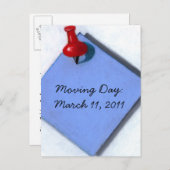 MOVING AANKONDIGING: Memo: Realisme Kunst Aankondigingskaart (Voorkant / Achterkant)