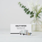 Moving Company, Carte de visite (Debout devant)