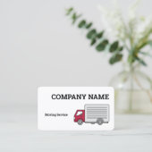 Moving Company Carte de visite de transport (Debout devant)