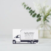 Moving Company Service Visitekaartje (Staand voorkant)