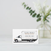Moving Company Service Visitekaartje (Staand voorkant)