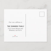 Moving Faire-part Adresse Home Sweet Home Cactus (Dos)