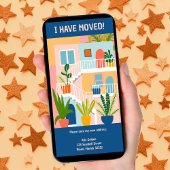 Moving Faire-part Nouveau Appartement Carte sans a