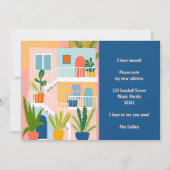 Moving Faire-part Nouvelle adresse Appartement col (Devant)