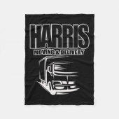 Moving Montgomery Fleece Deken (Voorkant)