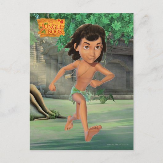 Mowgli 3 briefkaart (Voorkant)
