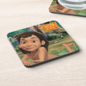 Mowgli 4 bier onderzetter (Linkerzijde)