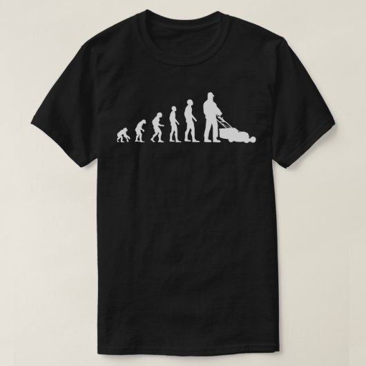 Mowing Lawn Mowing Lawn Evolution Funny Gift 3 T-shirt (Design voorkant)