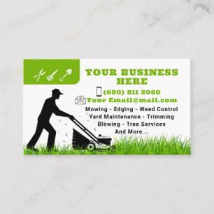 Mowing Service Visitekaartje Gardening