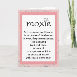 Moxie Definition-kaart Kaart